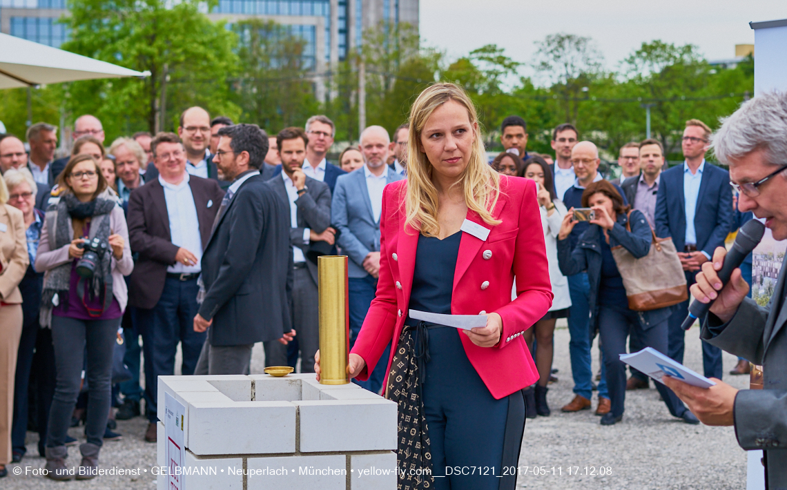 11. Mai 2017 - Grundsteinlegung für die LOGE und dem Kulturquadrat in Neuperlach